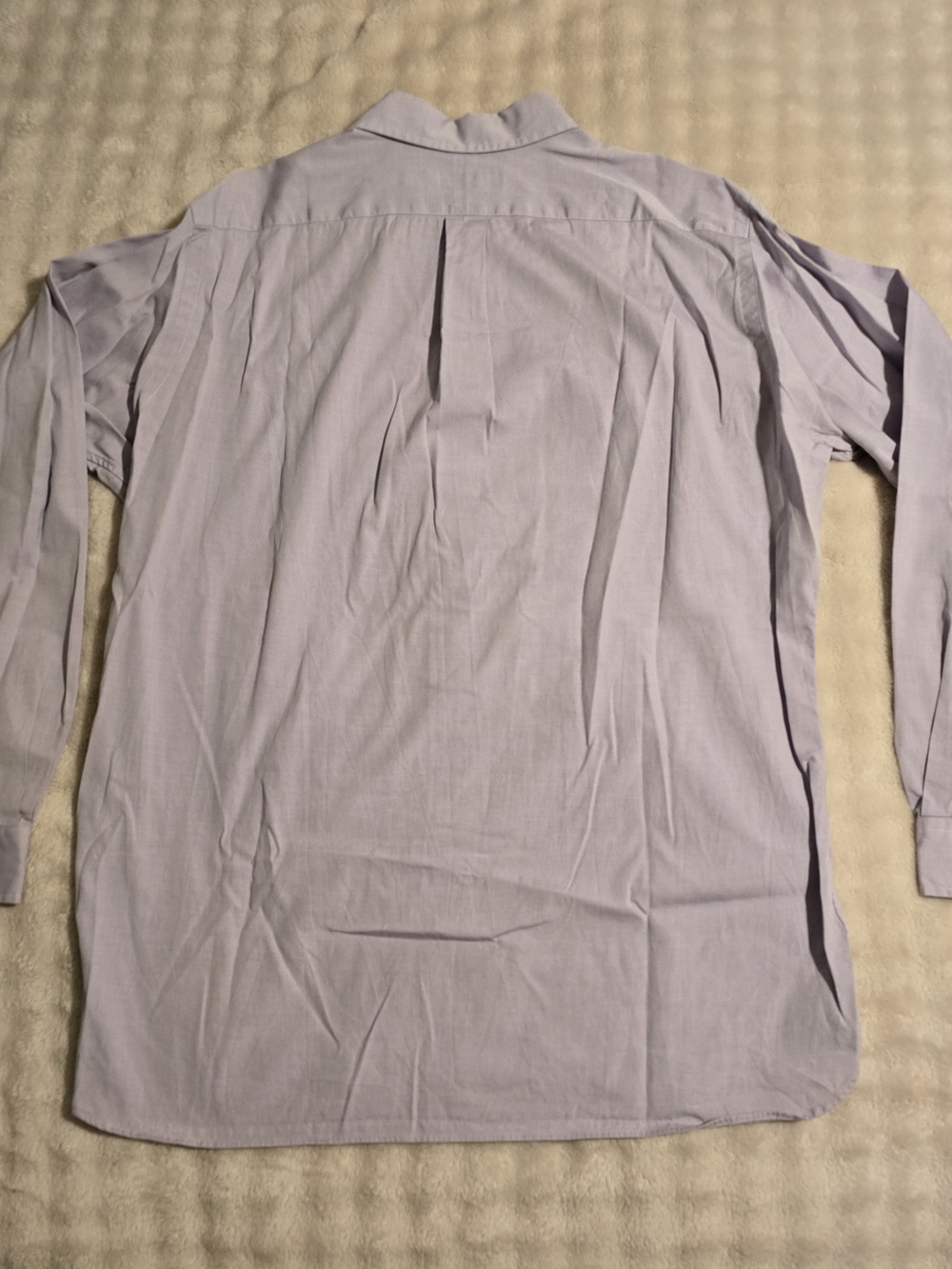 Ralph Lauren Classic Fit Mens 16.5 34-35 Lavender Button Down Shirt 100% Cotton - Picture 4 of 9
